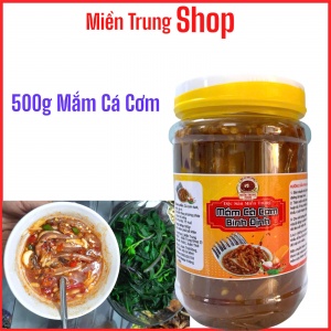 500g Mắm Cá Cơm Pha sẵn Đặc Sản Bình Định,mắm còn nguyên con cá cơm