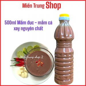 500ml Mắm Đuc- Mắm cá xay nguyên chất  Đặc Sản Bình Định