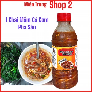 1 CHAI MẮM CÁ CƠM PHA SẲN BÌNH ĐỊNH ( 350G/ 1 CHAI )