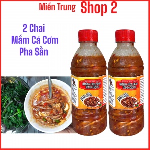 2 CHAI MẮM CÁ CƠM PHA SẲN BÌNH ĐỊNH ( 350G/ 1 CHAI )
