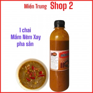 1 CHAI MẮM NÊM PHA SẲN ( 350G/ 1 CHAI )
