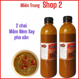 2 CHAI MẮM NÊM XAY PHA SẲN ( 350G / 1 CHAI )
