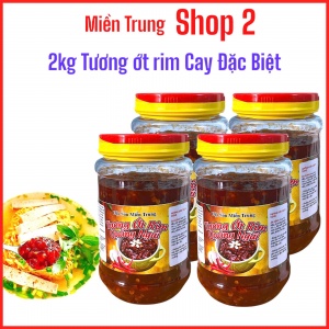4 HỦ TƯƠNG ỚT RIM CAY ĐẶC BIỆT ( 500G/ 1 HỦ )