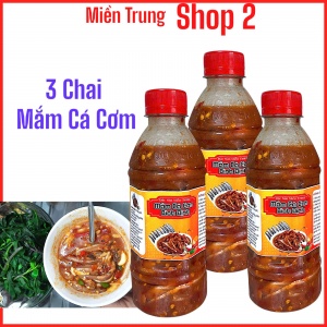 3 CHAI MẮM CÁ CƠM PHA SẲN BÌNH ĐỊNH ( 350G/1 CHAI)