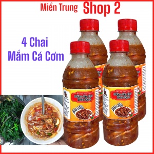 4 CHAI CÁ CƠN PHA SẲN BÌNH ĐỊNH ( 350G/ 1 CHAI )