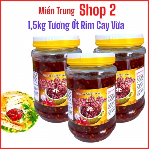 COMBO 3 HỦ TƯƠNG ỚT RIM CAY VỪA 500G/1 HỦ