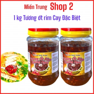 2 HỦ TƯƠNG ỚT RIM CAY ĐẶC BIỆT ( 500G/1 HỦ )