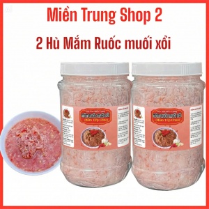 2 HỦ MẮM RUỐC MUỐI XỔI NGUYÊN CHẤT BÌNH ĐỊNH